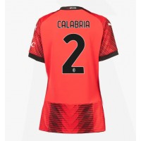 Koszulka piłkarska AC Milan Davide Calabria #2 Strój Domowy dla kobiety 2023-24 tanio Krótki Rękaw